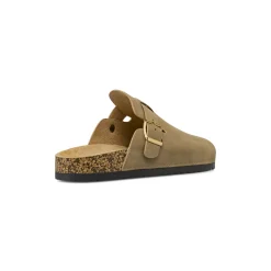 Sandali sabot beige da Donna con fibbia dorata Lora Ferres