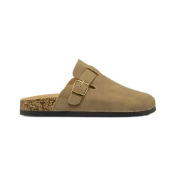 Sandali sabot beige da Donna con fibbia dorata Lora Ferres
