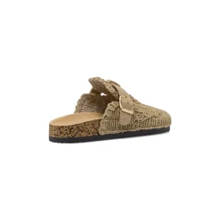 Sandali Sabot Beige da Donna con lavorazione intreccio Lora Ferres