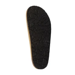 Sandali sabot da uomo beige effetto scamosciato con fibbia Riflessi Urbani