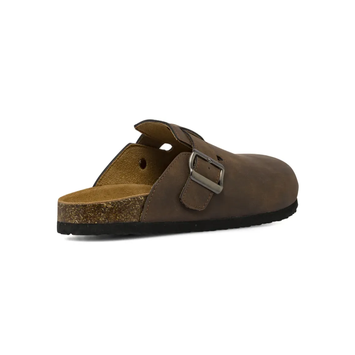 Sandali sabot marroni da Uomo con soletta in pelle Riflessi Urbani