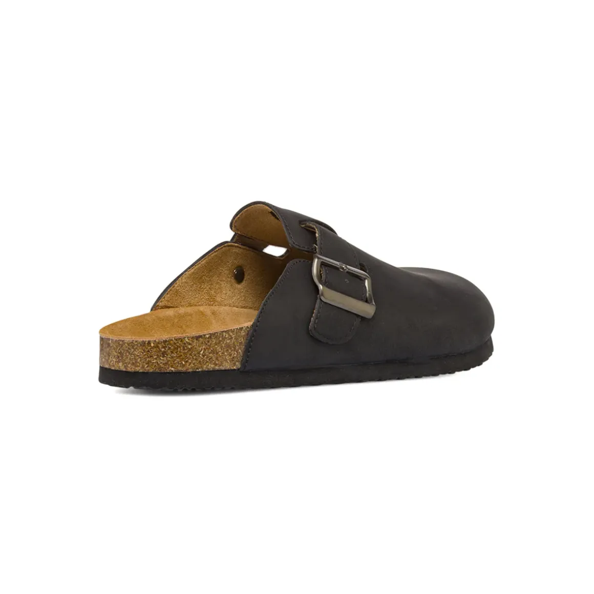 Sandali sabot neri da Uomo con soletta in pelle Riflessi Urbani