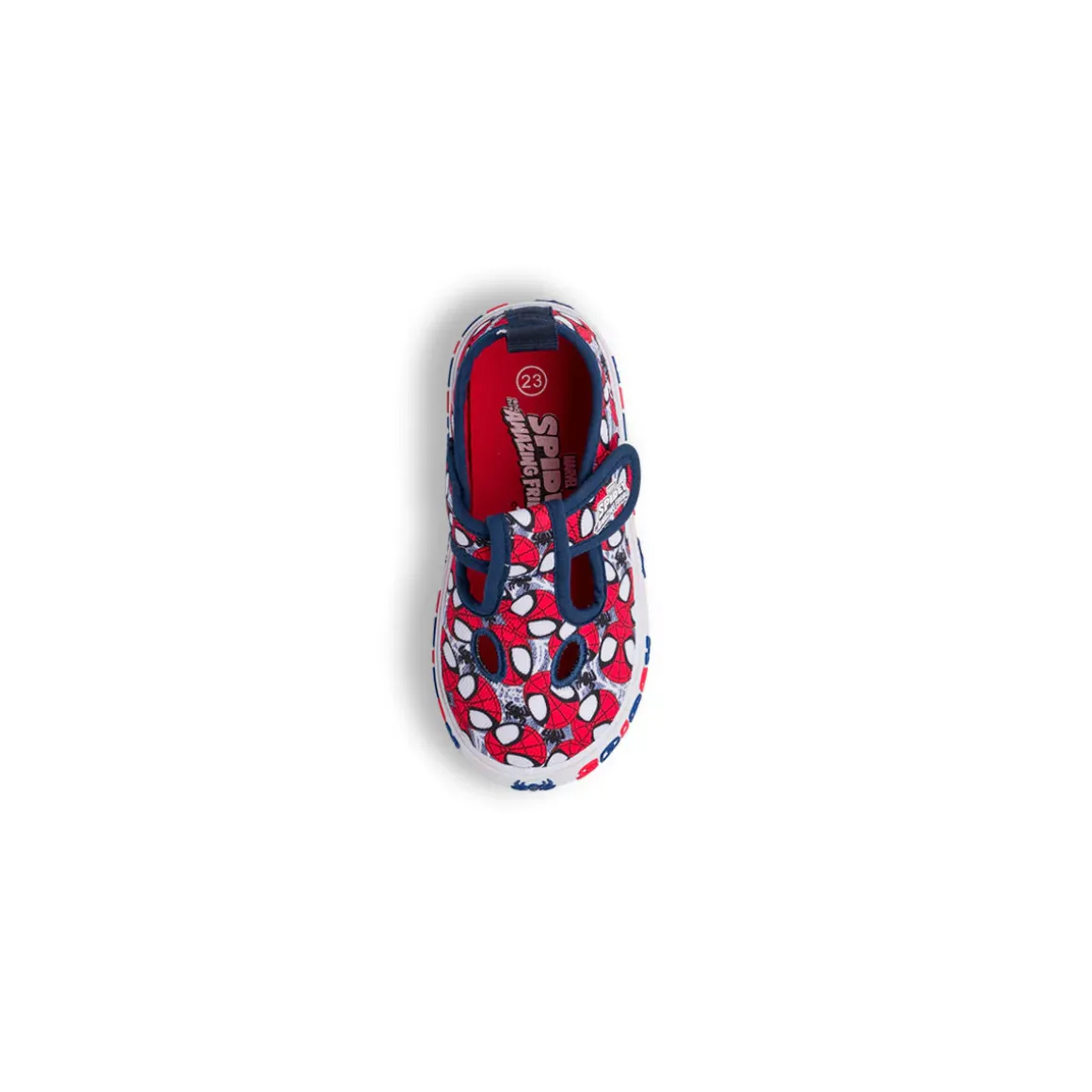 Sandali Spiderman Blu e Rosse da Bambino Primi Passi con stampa Spiderman