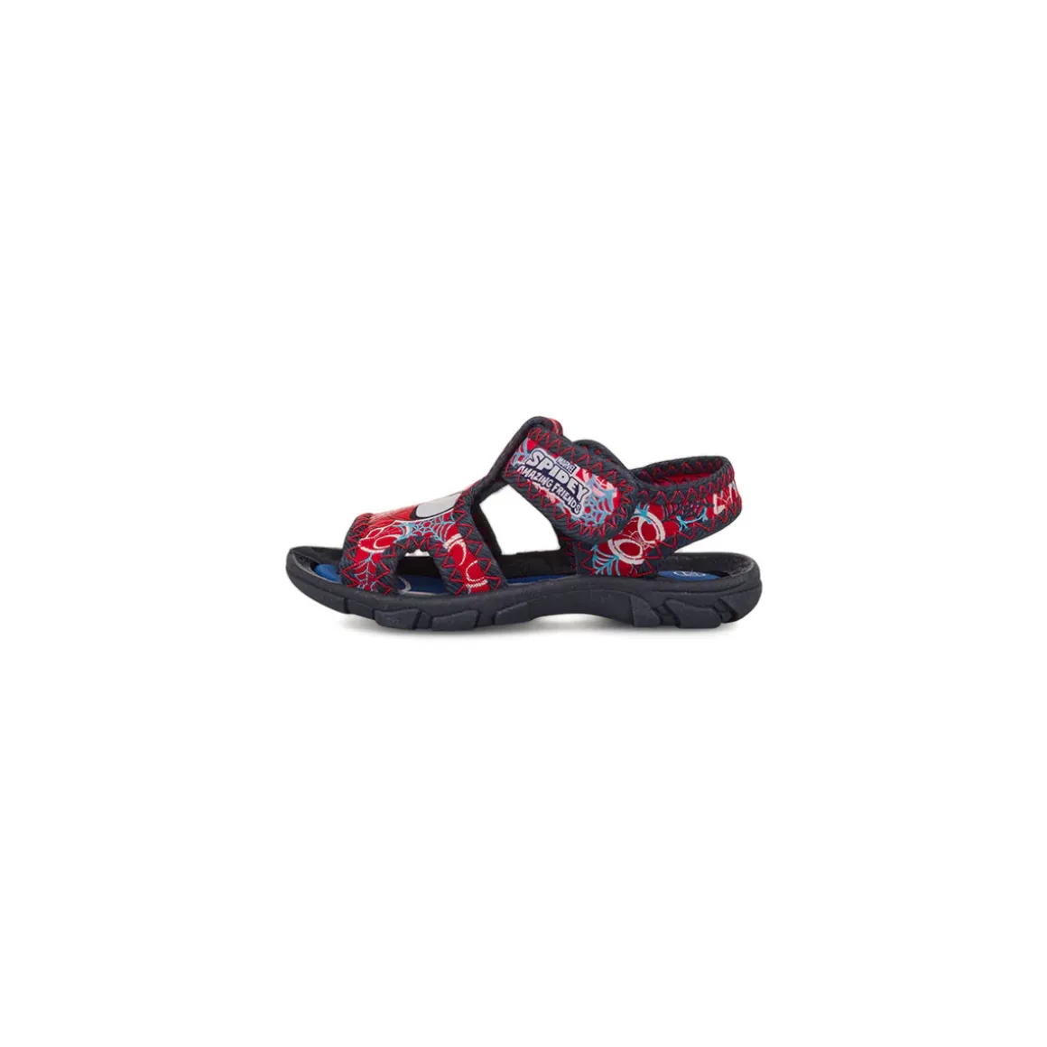 Sandali Spiderman Blu e rossi con stampa da bambino Primi Passi
