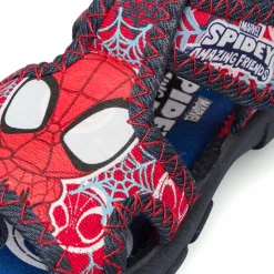 Sandali Spiderman Blu e rossi con stampa da bambino Primi Passi