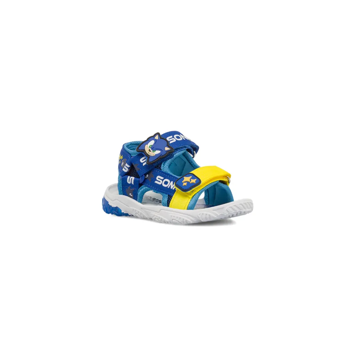 Sandali sportivi blu da Bambino con chiusura a strappo Sonic