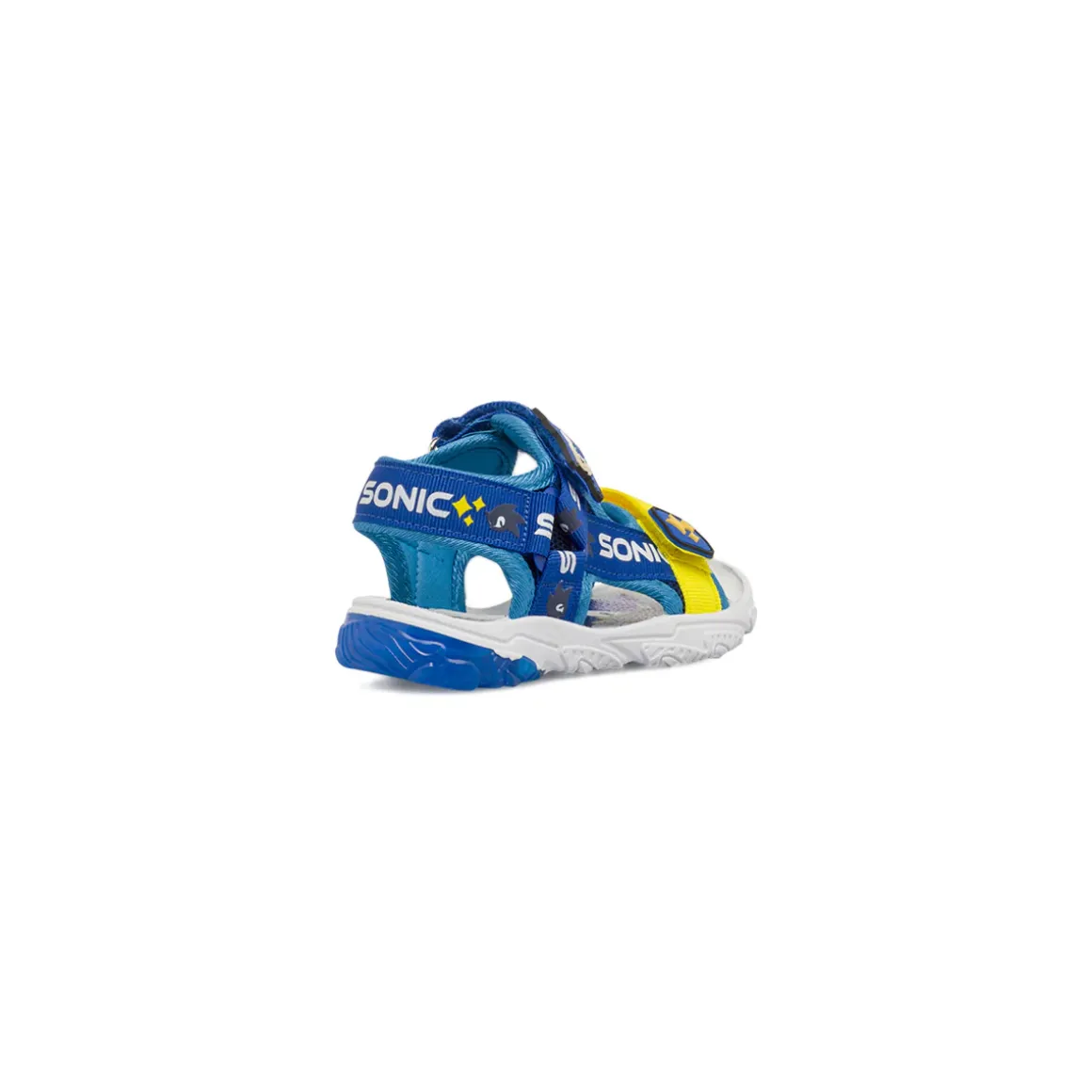 Sandali sportivi blu da Bambino con chiusura a strappo Sonic