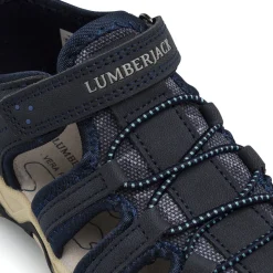 Sandali sportivi blu da Bambino con punta chiusa Lumberjack