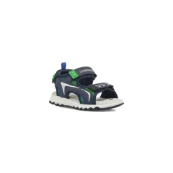 Sandali sportivi blu da Bambino con dettagli verdi Lumberjack