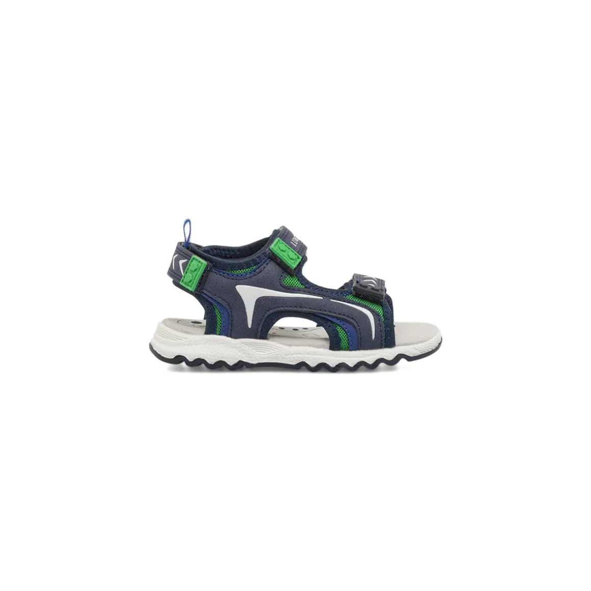 Sandali sportivi blu da Bambino con dettagli verdi Lumberjack
