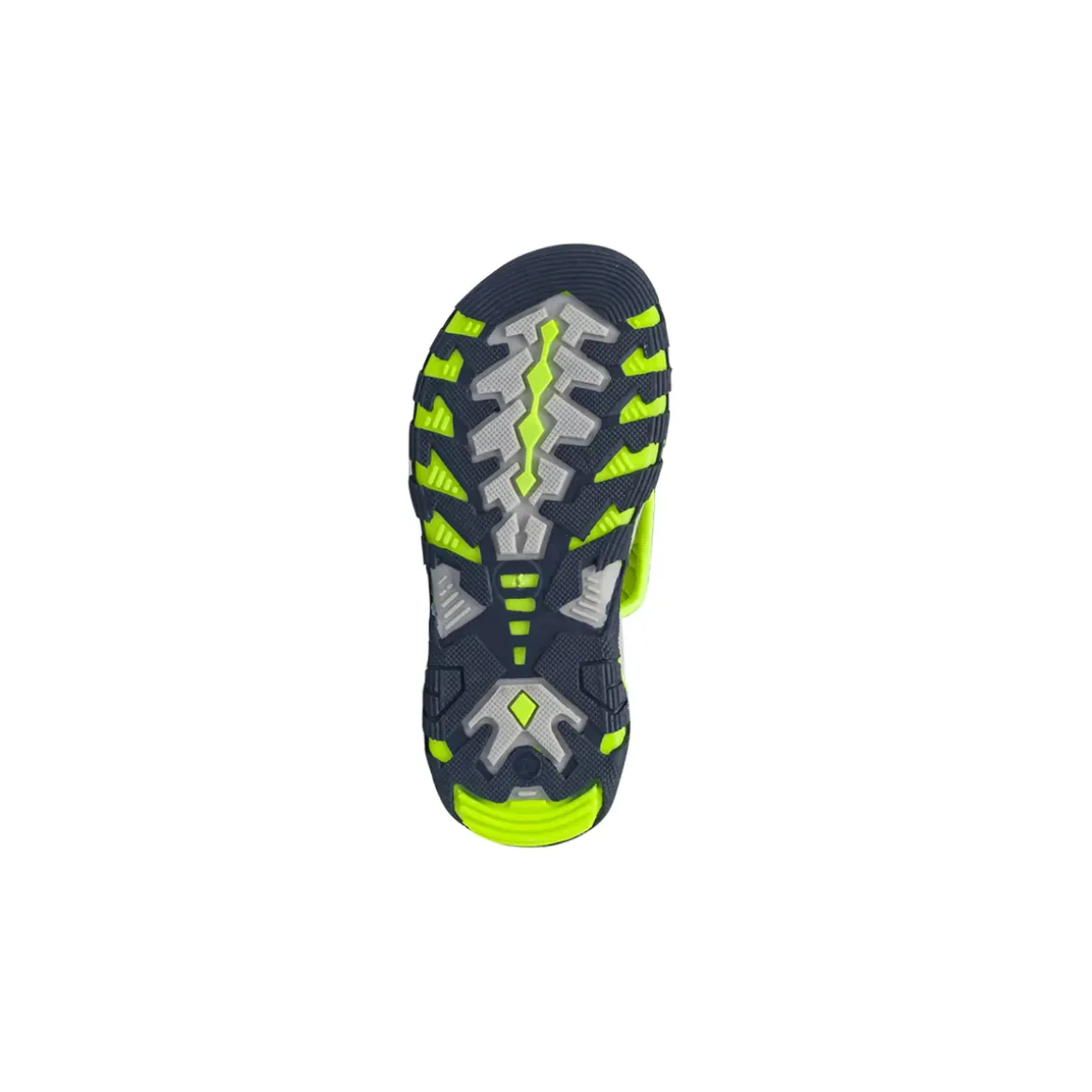 Sandali sportivi da Ragazzo blu e verde lime con logo Navigare