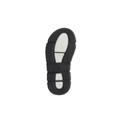 Sandali sportivi da Ragazzo neri e rossi con triplo strappo Ducati