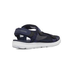 Sandali sportivi da Uomo blu con cinturini a strappo Riflessi Urbani