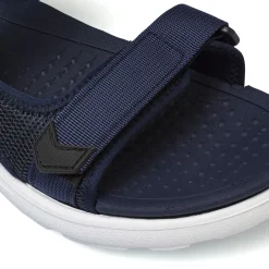 Sandali sportivi da Uomo blu con cinturini a strappo Riflessi Urbani