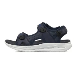 Sandali sportivi da Uomo blu navy con triplo strappo Riflessi Urbani