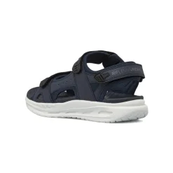 Sandali sportivi da Uomo blu navy con triplo strappo Riflessi Urbani