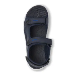 Sandali sportivi da Uomo blu navy con triplo strappo Riflessi Urbani