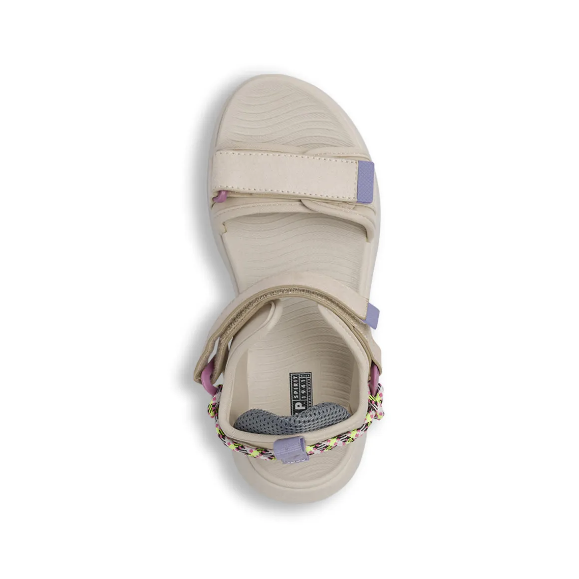 Sandali sportivi Donna beige con doppio strappo in velcro Jeep Spirit