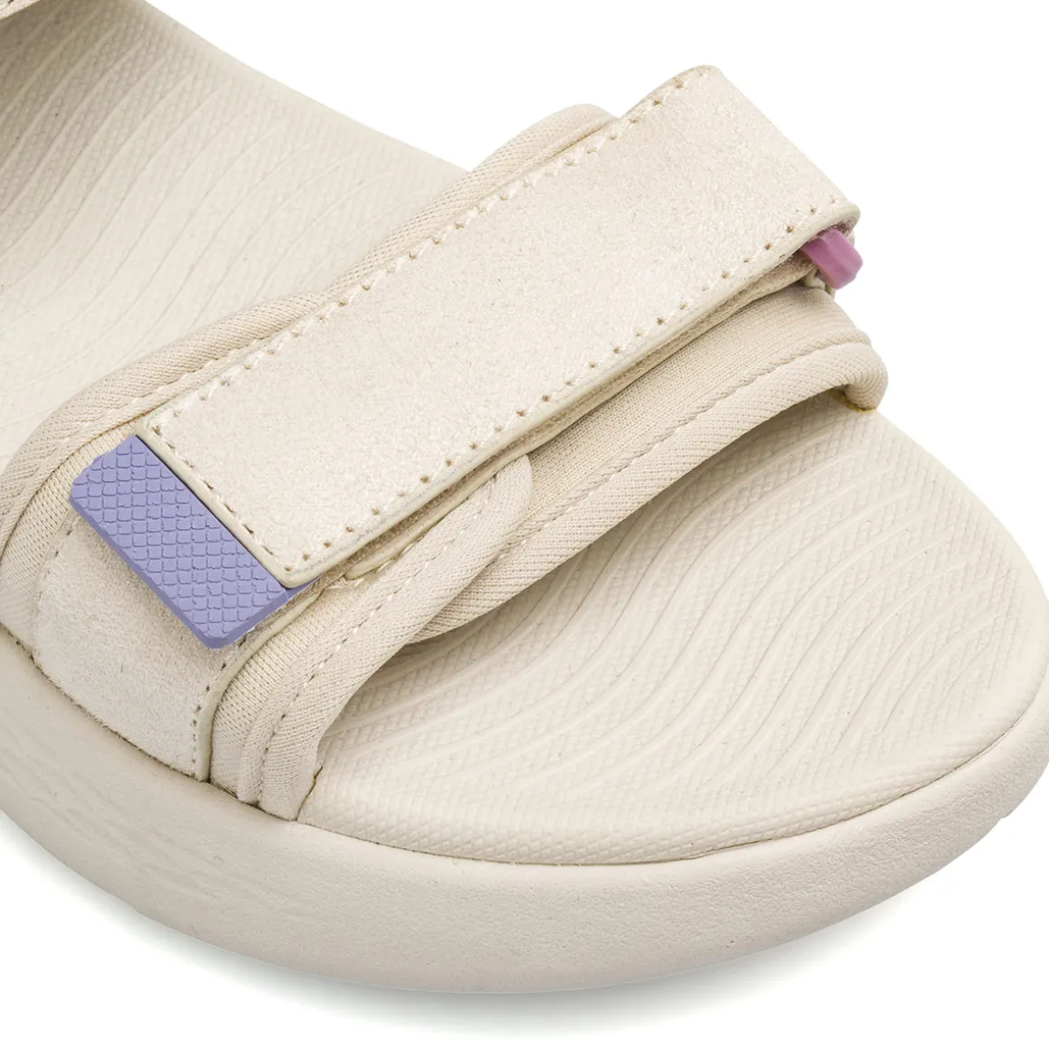 Sandali sportivi Donna beige con doppio strappo in velcro Jeep Spirit