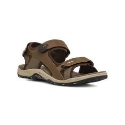 Sandali sportivi marroni da Uomo con soletta in pelle Riflessi Urbani