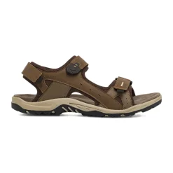 Sandali sportivi marroni da Uomo con soletta in pelle Riflessi Urbani