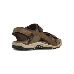 Sandali sportivi marroni da Uomo con soletta in pelle Riflessi Urbani
