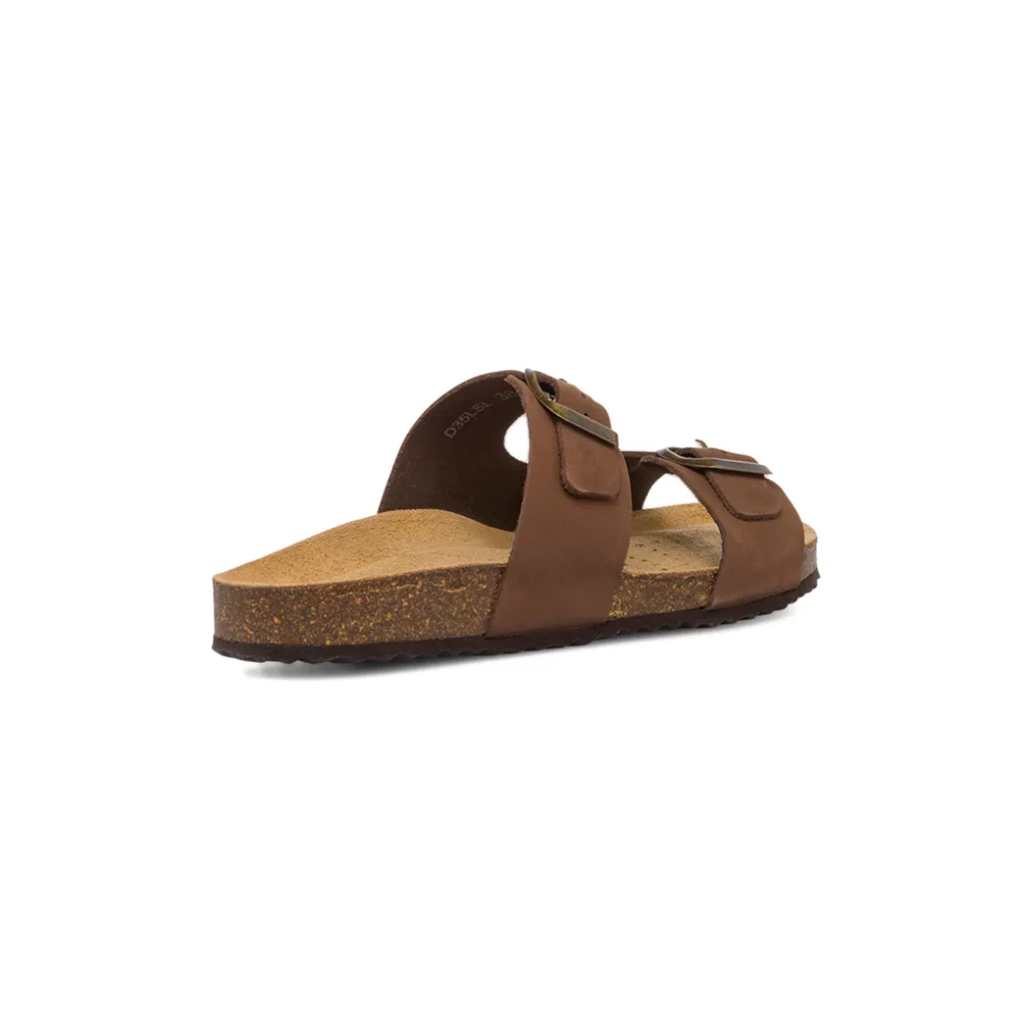 Sandali traspiranti marroni in pelle da donna Geox Brionia