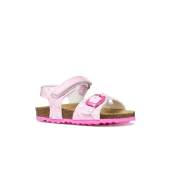 Sandali traspiranti primi passi Bambina rosa con stampa unicorni Geox