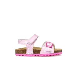 Sandali traspiranti primi passi Bambina rosa con stampa unicorni Geox