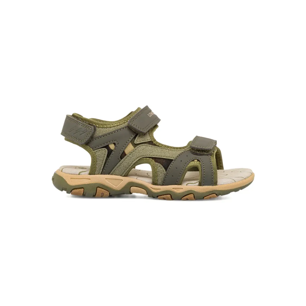 Sandali Verdi da Bambino con chiusura a strappo Lumberjack