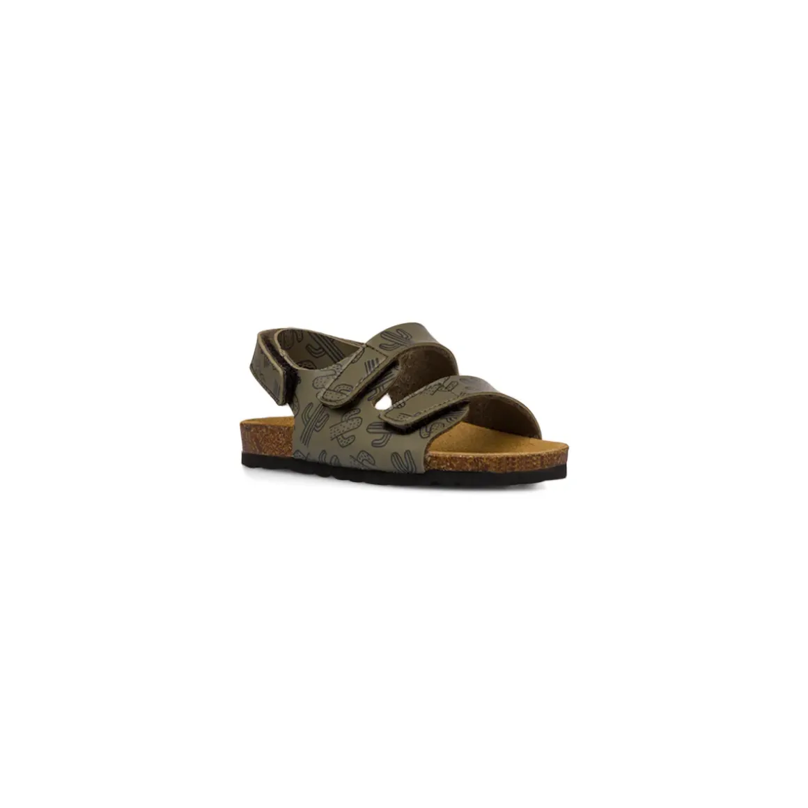 Sandali verdi da Bambino con stampa cactus Weep & Smile