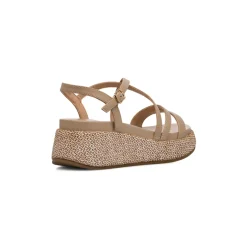 Sandali Zeppe Beige da Donna con cinturino Swish Jeans