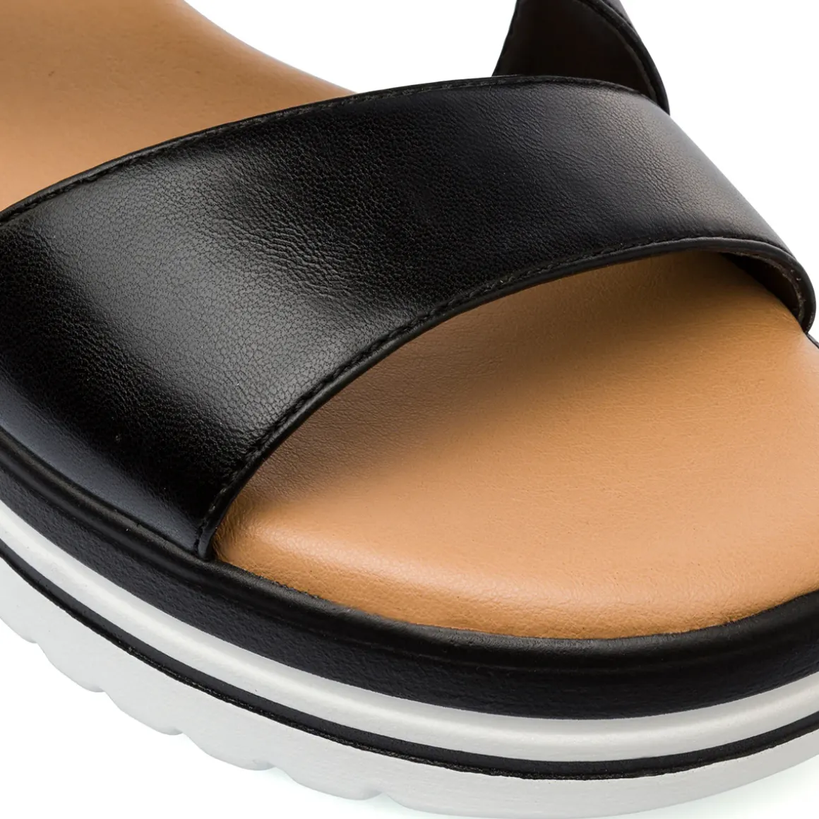 Sandali Zeppe Comfort Neri da Donna con tacco 5 cm P Soft