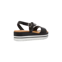 Sandali Zeppe Comfort Neri da Donna con tacco 5 cm P Soft