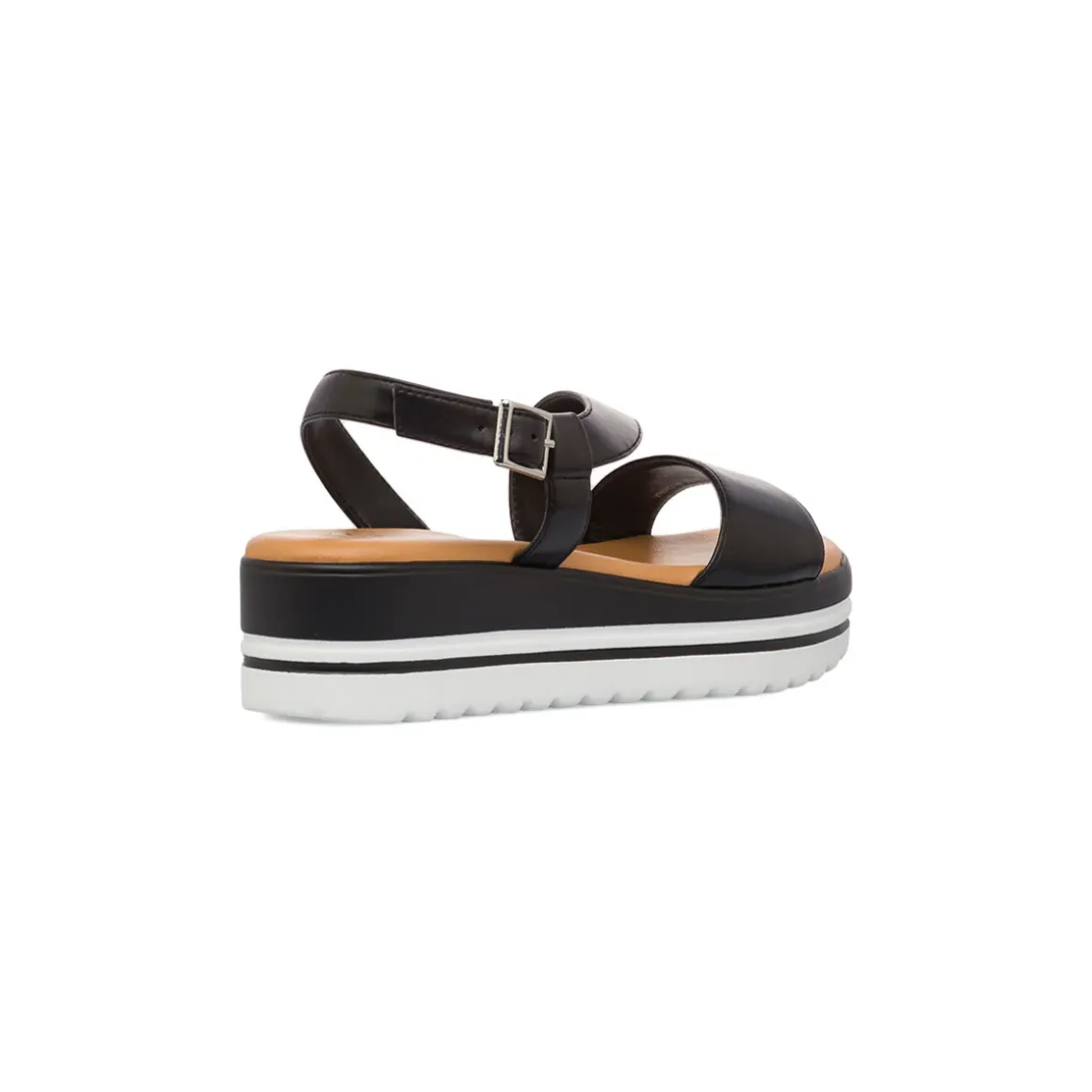 Sandali Zeppe Comfort Neri da Donna con tacco 5 cm P Soft