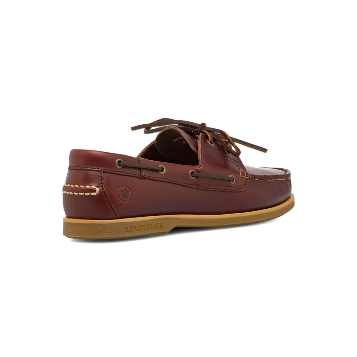 Scarpa da Barca in Pelle Testa di Moro da Uomo Lumberjack