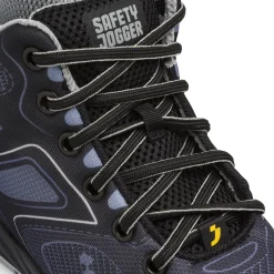 Scarpe antinfortunistiche alte nere e grigie da Uomo Safety Jogger