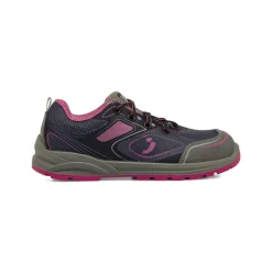 Scarpe antinfortunistiche basse da Donna rosa in tessuto Safety Jogger