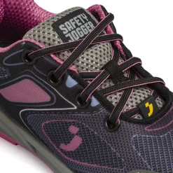 Scarpe antinfortunistiche basse da Donna rosa in tessuto Safety Jogger