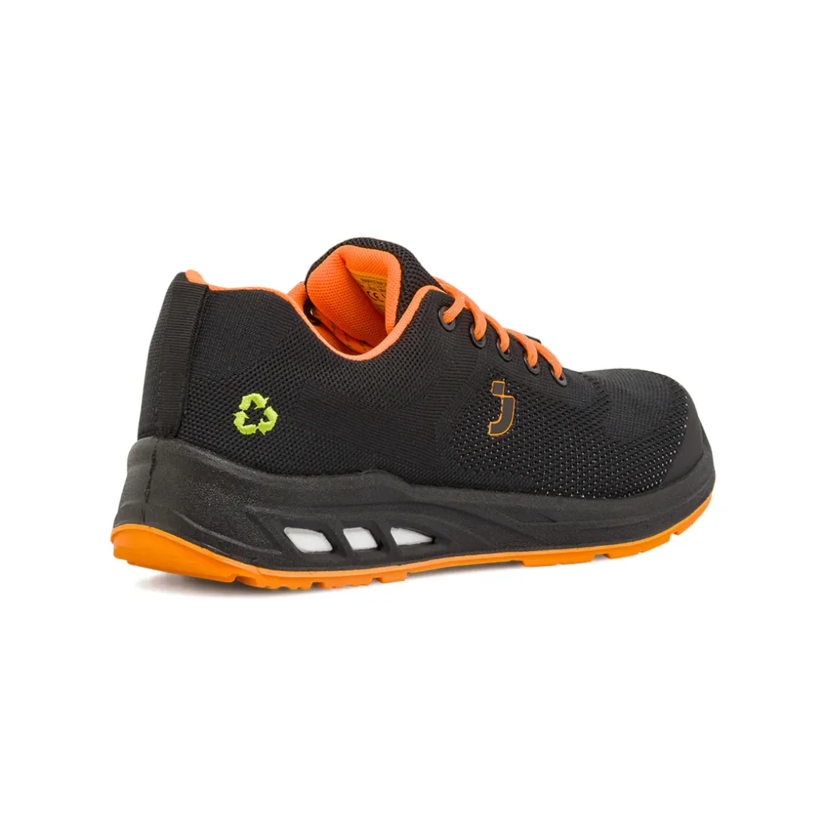 Scarpe antinfortunistiche da Uomo nere e arancioni Safety Jogger