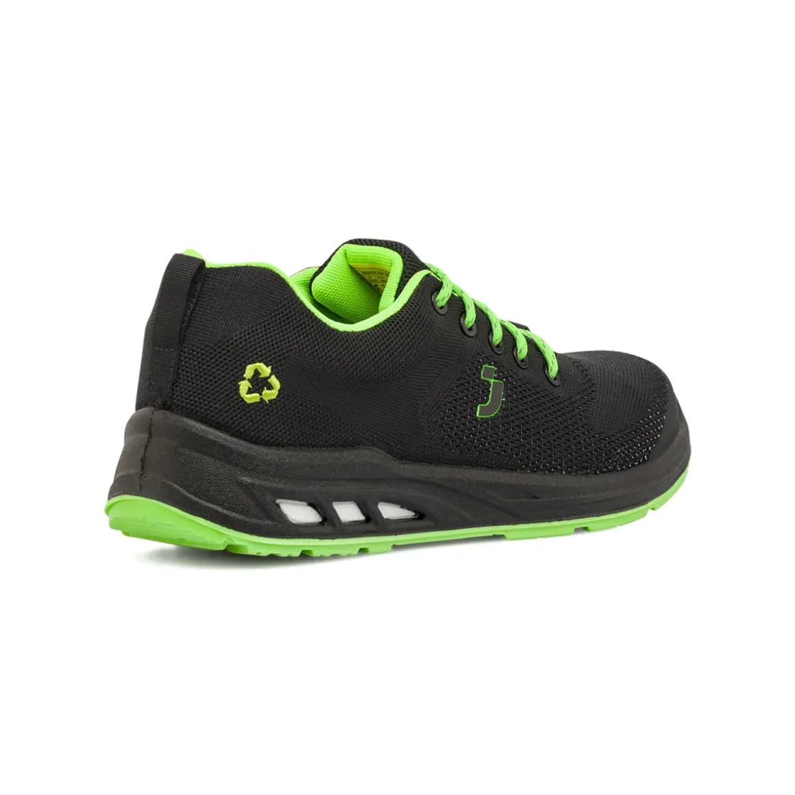 Scarpe antinfortunistiche da Uomo nere con dettagli fluo Safety Jogger