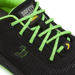 Scarpe antinfortunistiche da Uomo nere con dettagli fluo Safety Jogger