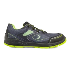 Scarpe antinfortunistiche da Uomo grigie e verdi Safety Jogger
