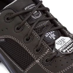 Scarpe antinfortunistiche nere in Pelle da Uomo Skechers Work