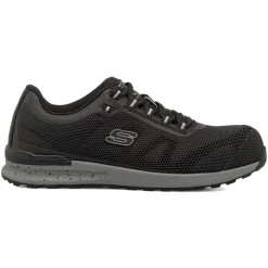 Scarpe antinfortunistiche nere e grigie da Uomo in Memory Foam Skechers Work