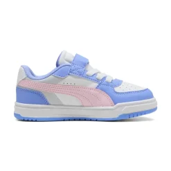 Scarpe Bambina Bianche con Dettagli lilla e rosa Puma Caven III