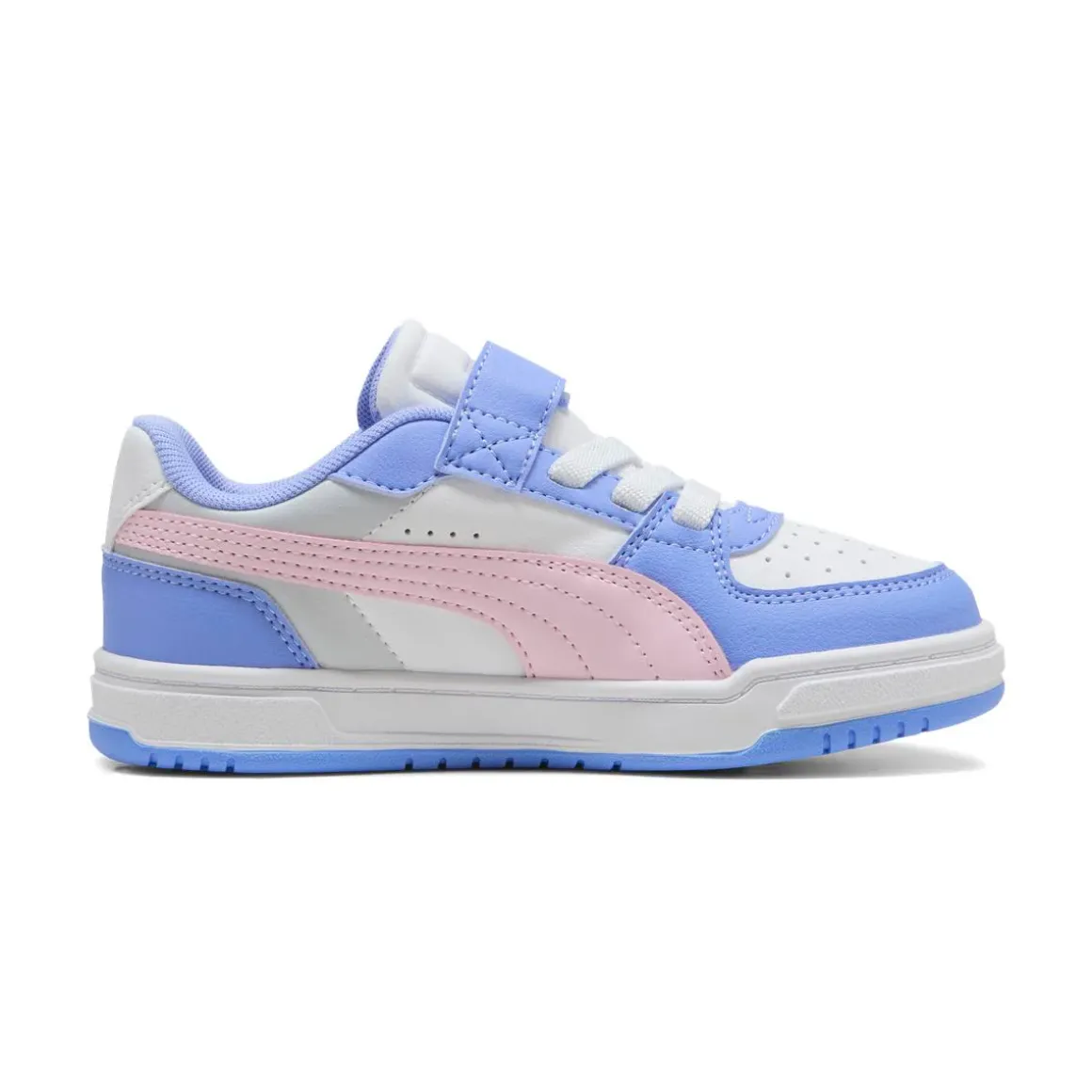 Scarpe Bambina Bianche con Dettagli lilla e rosa Puma Caven III