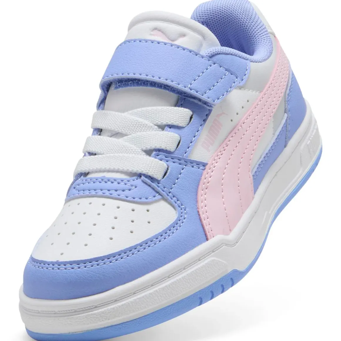 Scarpe Bambina Bianche con Dettagli lilla e rosa Puma Caven III