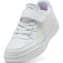 Scarpe Bambina Bianche con Dettagli Iridescenti Puma Caven III Holo