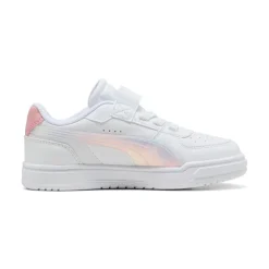 Scarpe Bambina Bianche con Dettagli Iridescenti Puma Caven III Holo